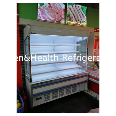 Коммерческий встроенный компрессор с несколькими полками, холодильник открытого типа