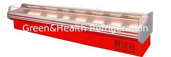 Холодильник дисплея гастронома РОХС, витрина 2м Рефригератед открытой выкладкой для морепродуктов мяса