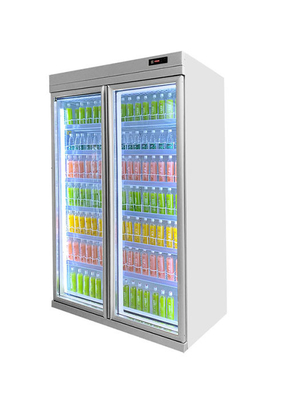 Холодильник коммерчески вертикального дисплея напитка более крутой для супермаркета