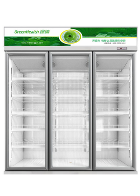 Охладитель дисплея напитка замораживателя дисплея вертикали супермаркета OEM коммерчески